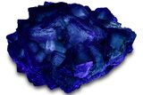Purple Cubic Fluorite With Fluorescent Phantoms - Cave-In-Rock #322794-1
